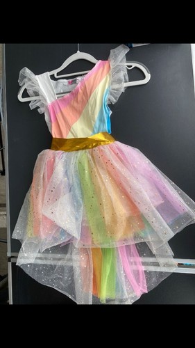 Regenbogen kostüm 100 - regenbogen, gr.100