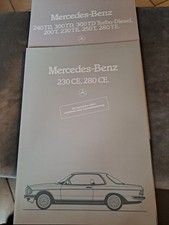 Zwei Prospekte Mercedes W123 Coupé und T-Modell Kombi