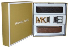 Michael Kors 4 in 1 Box Set 2 Gürtel 2 Schnalle braun ohne Size Belt
