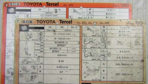 Toyota tercel 21 25 - toyota, al