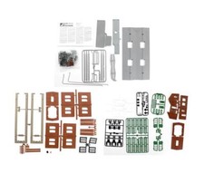 VOLLMER SPUR "HO" 45752 ZWEIGLEISIGER LOKSCHUPPEN MIT TÜRSCHLOSS - BAUSATZGEBÄUDE