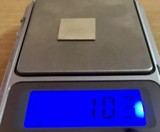 999 Reinsilber Hindu Religiös Massiv Silber Quadrat Blatt 1 Stück, 1 gm, 15 mm