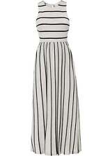 Neu Maxi-Kleid gestreift Gr