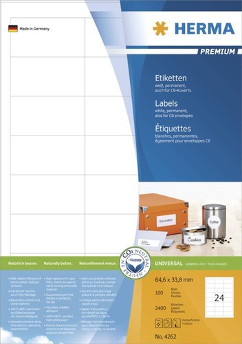 Etiketten premium weiß - premium, a4,