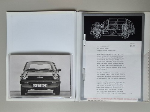 Werksfotos toyota starlet - werksfotos, "toyota