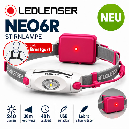 Ledlenser neo6r stirnlampe - neo6r,