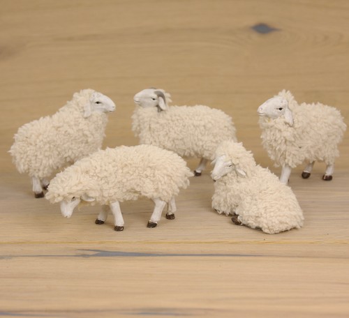 Krippenfiguren wollschafe - krippenfiguren,