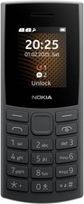 Nokia 105 4G (2024) Charcoal Dual-SIM Handy Radio Bluetooth USB-C
