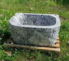 Antiktrog oval Granit