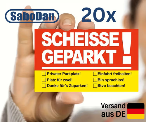 Scheisse geparkt lustige - geparkt!,