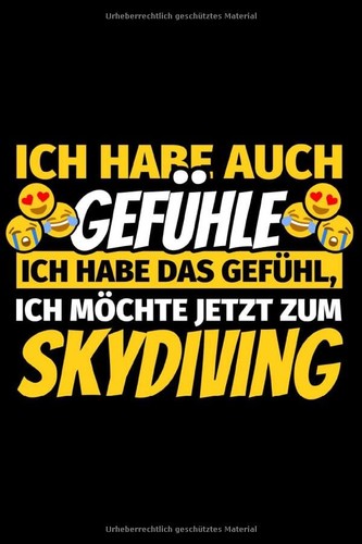 Skydiving notizbuch liniert - liniert,