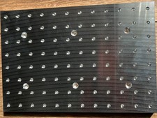 Gewinderasterplatte M6 Raster 25/100 Aluminium 5083 Laser Aufspannplatte GRP