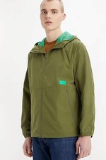 Levis Herren Jacke BATTERY WINDBREAKER SEA MOSS, Olive, XL