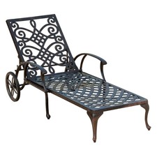 Inko Sonnenliege Nexus 200x70x30 cm Rollliege Gartenliege in mehreren Farben