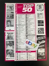 MUSIKMARKT CHARTS PLAKAT vom 4.9.1978 SMOKIE Chris Rea RAFFERTY Inger SARDOU