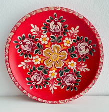 Dekoteller rot Blume