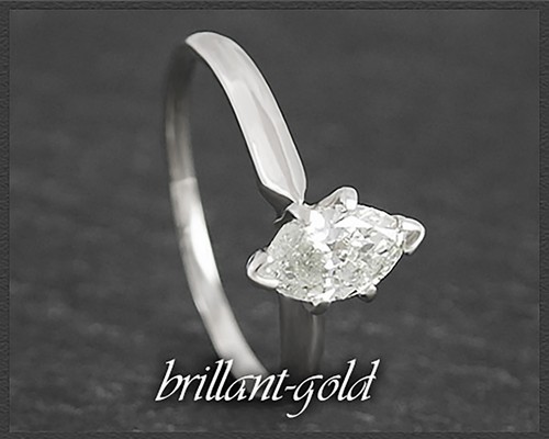 Diamant solitär ring 585 - solitär,