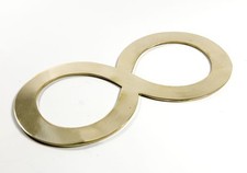 Liegende Acht Messing ca. 22