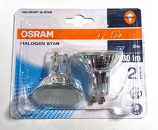 2x Osram Halopar 16 Star Halogen Strahler 35W 230V GU10 64820 ST FL - neu