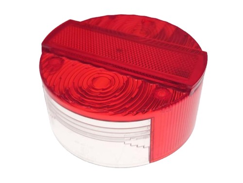 Rücklichtglas rund rot - rücklichtglas,