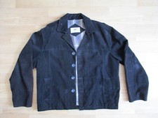 Kurz- bzw. Spencer-Jacke von JP Casuals; schwarzes Veloursleder; Größe 168/146