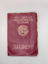 Passport Reisepass UdSSR