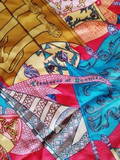 Hermes Seidentuch Carré. Standarten. Fahnen. Etendarts...