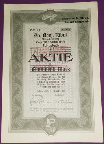Aktie benj ribot - ph., ag