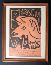 Pablo Picasso Gerahmtes Poster Vallauris, Maison de la Pensée Française, Paris 1952