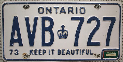 Nummernschild ontario kanada - nummernschild,
