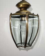 Kolarz Deckenlampe,  Laterne, Massiv Messing Glas geschliffen - 246-30