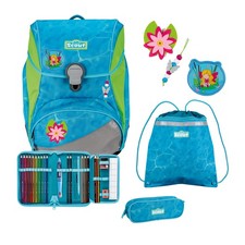 Scout Alpha Schulranzen-Set 4-tlg. Water Lily