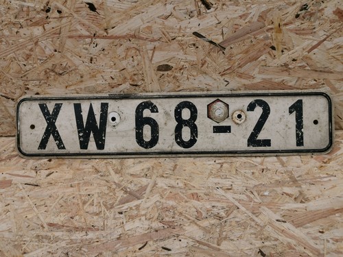 Nummernschild ost deutschland - nummernschild, ost-deutschland
