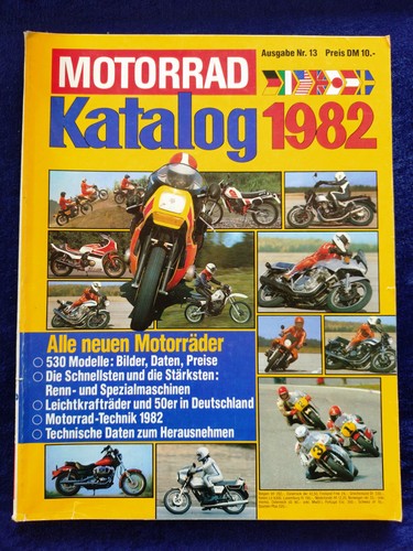 Motorrad katalog 1982 ducati - motorrad,
