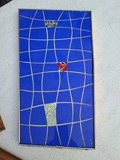 Blumenbank DDR Mosaik Fliesen Design Tisch Vintage Retro alt 