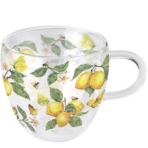 Tasse 10cm glas doppelwandig - tasse,