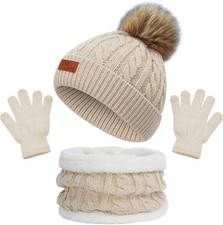 Kinder Wintermütze Schal