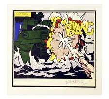 Original Grafik von Roy Lichtenstein Just then… Blang handsigniert Andy Warhol