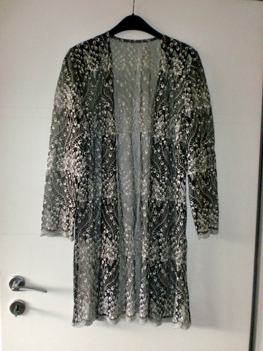 Damen spitzen jacke überhang - spitzen,