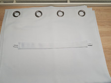 Oesenvorhang Thermo blickdicht - 140 x 225 cm, hellgrau  - Neu -