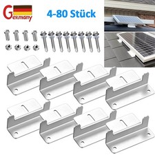 80x Alu Solarmodul Halterung