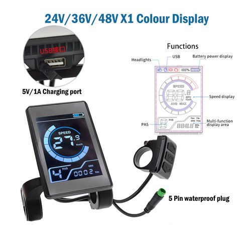 Bike 24v 36v 48v colour - 24v/36v/48v, x1