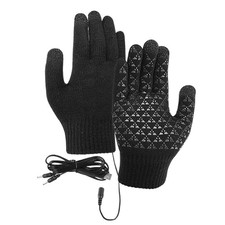USB Heated Gloves Touch Screen Anti-Slip Winter Gloves for Men and Women