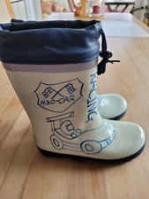 gummistiefel maximo gefüttert 30 rennauto blau
