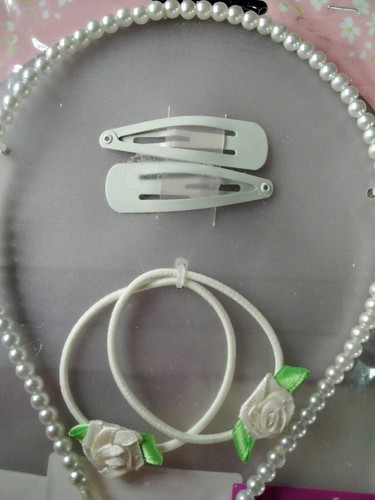 5teilig haarspange perlen - 5teilig,