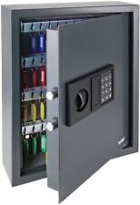 HMF Schlüsseltresor mit Elektronikschloss 71 Haken Schlüsselschrank Tresor Safe
