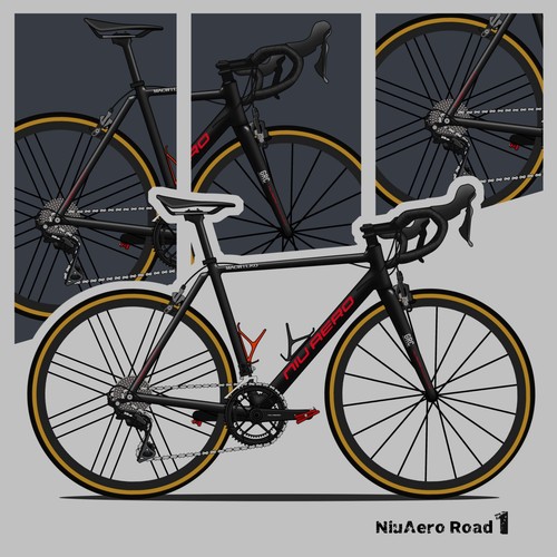 Roadbike rennenrad niu aero - roadbike,,