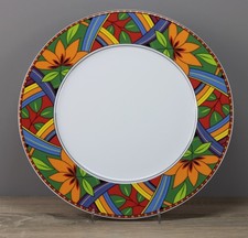 Winterling Dessina Karibik Speiseteller Essteller Teller rot Ø ca. 26,5 cm