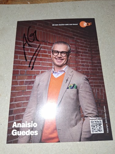 Autogrammkarte anaisio guedes - anaisio,