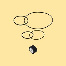 Riemen Andruckrolle = Kit 1